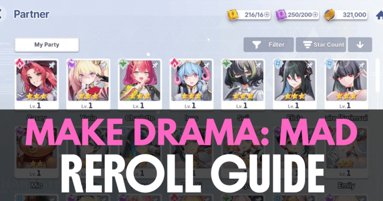 make drama mad reroll guide