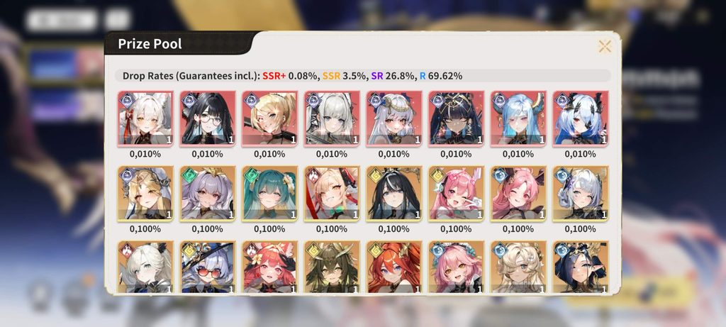 girls echo pull rate