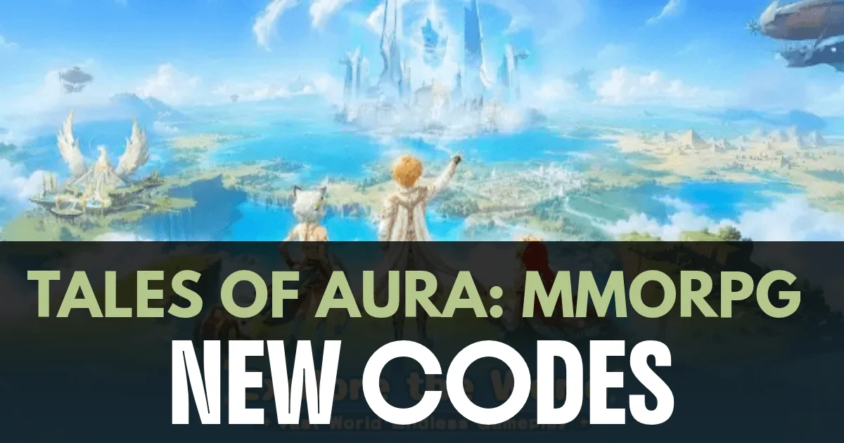 tales of aura mmorpg codes