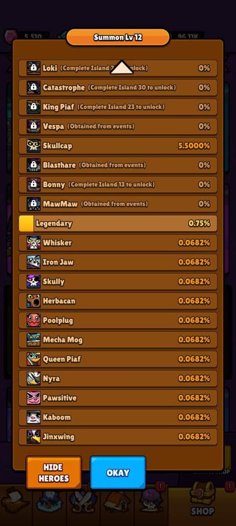 bounty bash legendary heroes