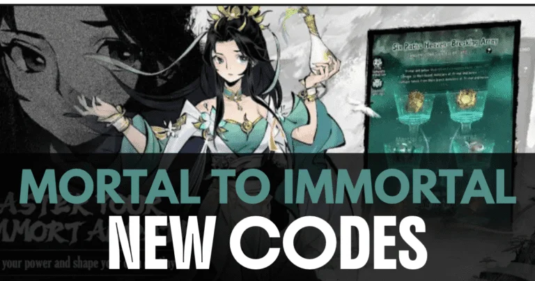 mortal to immortal idle rpg codes