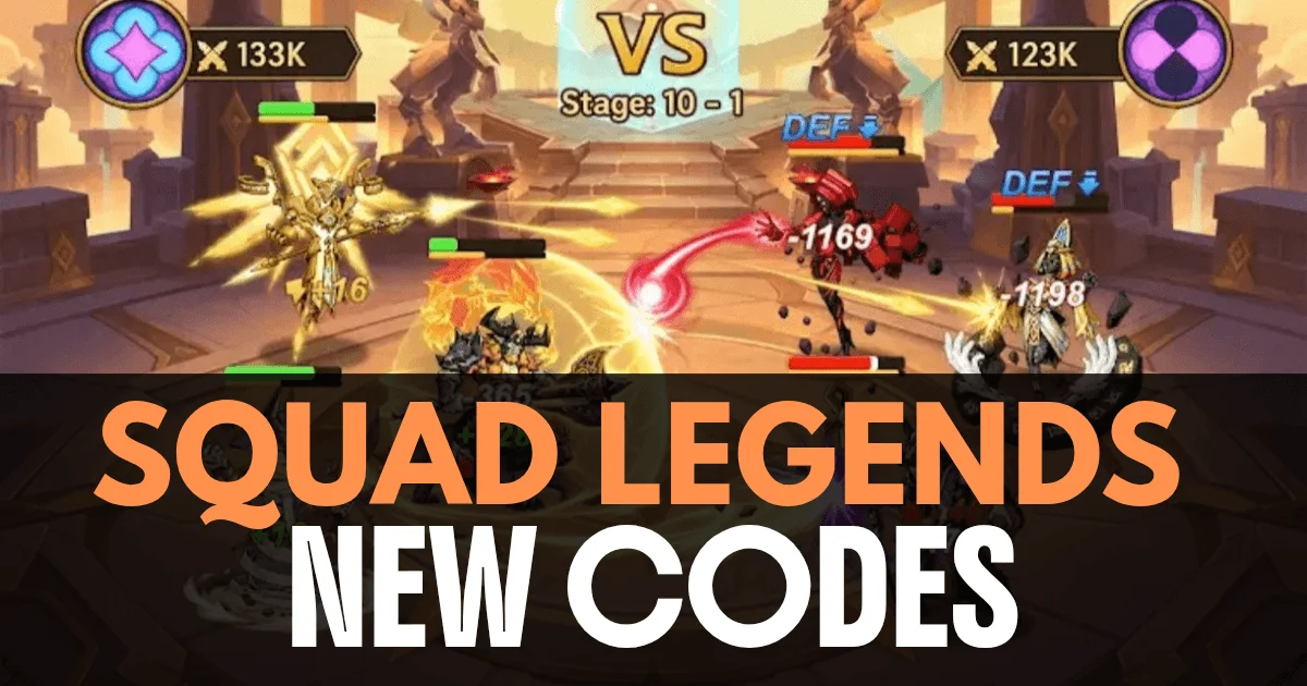squad legends codes